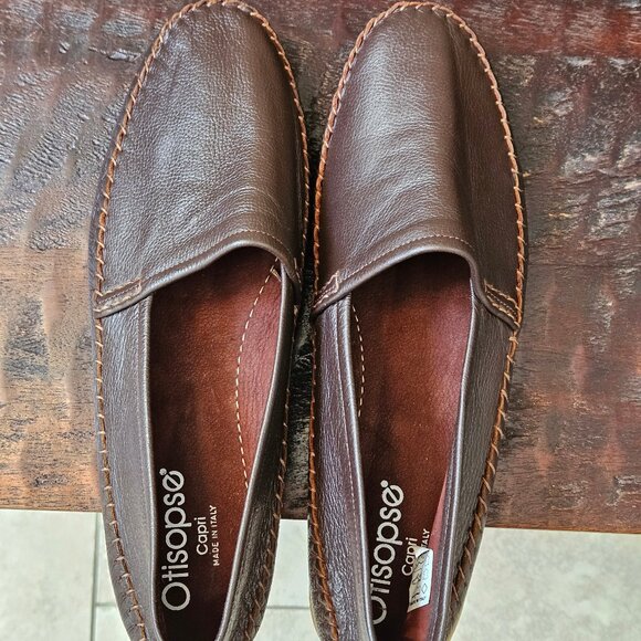 Otisopse Men's Soft Leather Casual Loafers, Brown, Sz 12 (may run small) - Picture 6 of 16